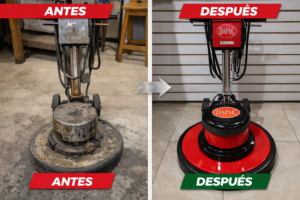Antes Vs despues Brilladora